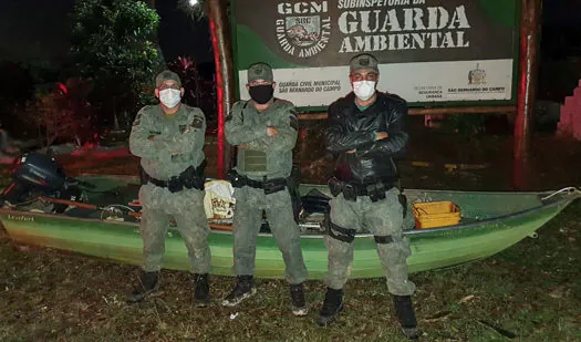 Caçadores de paca são presos em flagrante pela Guarda Ambiental de São Bernardo