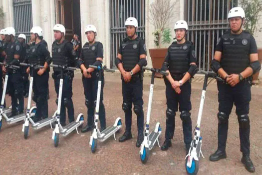 Guarda Civil de SP recebe patinete elétrico para usar em ronda