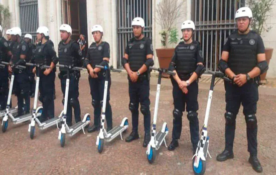 Guarda Civil de SP recebe patinete elétrico para usar em ronda