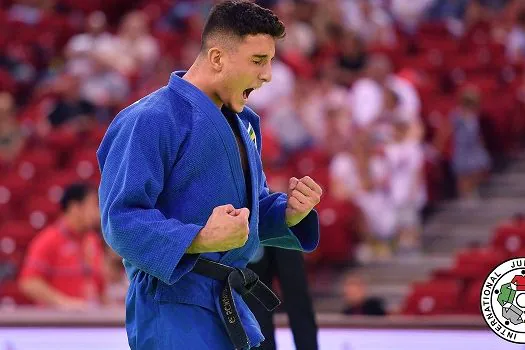 Judô: Guilherme Schmidt conquista ouro no Grand Slam de Budapeste