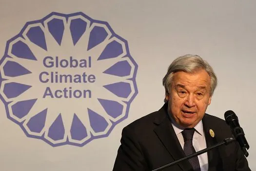 “COP-27 não abordou necessidade de reduzir emissões”, diz Guterres