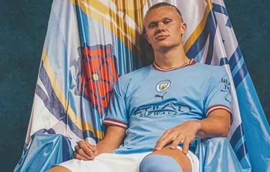 Haaland brinca e chama Guardiola de “louco” após estreia pelo City: “Gosto disso”