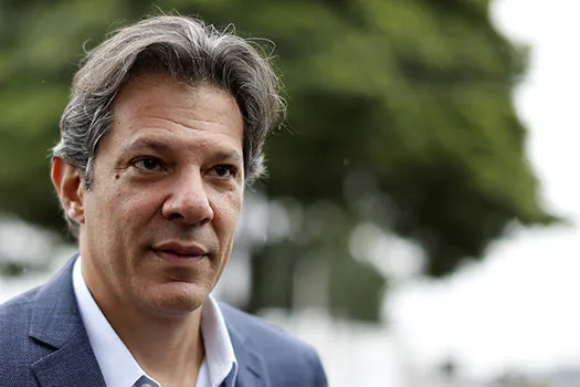 Haddad minimiza ausência Ciro e Marina em ato das centrais sindicais