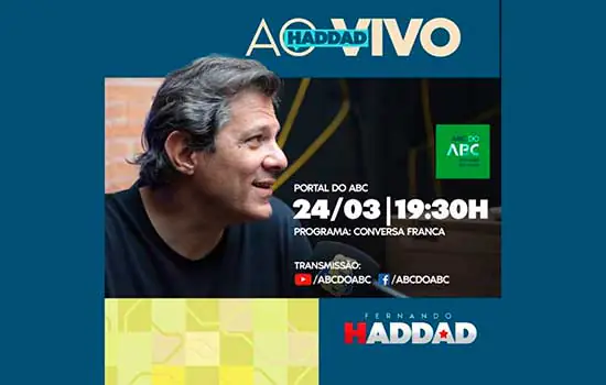 Fernando Haddad cancela participação no Conversa Franca