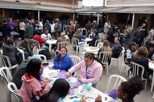 Hamburgada na Rua atrai 150 pessoas ao Centro POP de Santo André