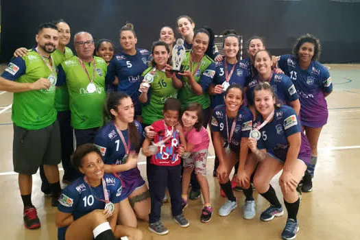 Handebol Feminino de Ribeirão Pires é vice-campeão nos Jogos Regionais