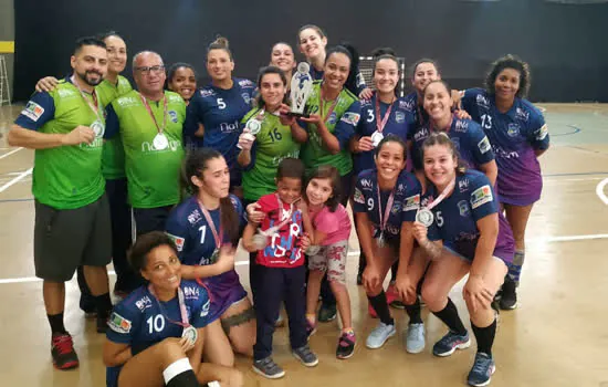 Handebol Feminino de Ribeirão Pires é vice-campeão nos Jogos Regionais