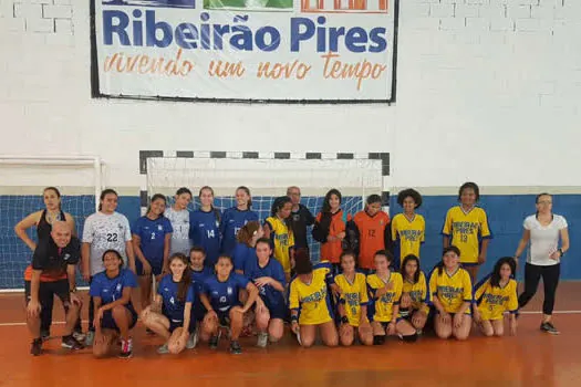 Festival das Escolinhas de Handebol reúne alunos do Grande ABC