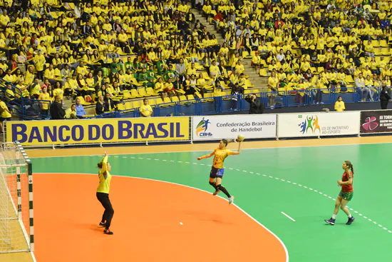 Seleção brasileira de handebol vence Portugal