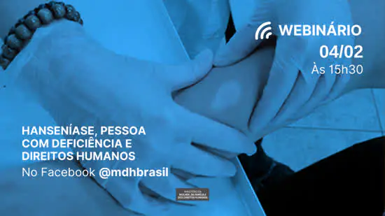 Webinário debate prevenção e conscientização sobre hanseníase