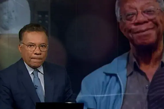 Heraldo Pereira se emociona em homenagem a Milton Gonçalves no “JN”