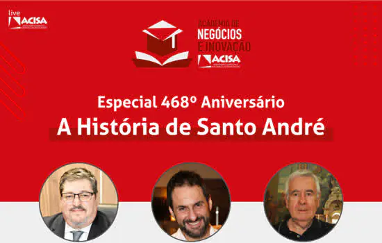 ACISA apresenta live sobre a história de Santo André