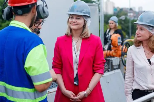 Ministra da Holanda visita Estação de Tratamento de Esgoto da Sabesp em São Paulo