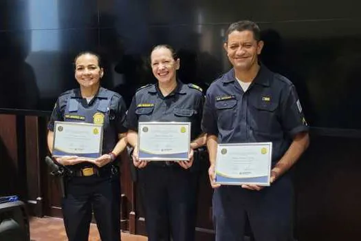 São Bernardo homenageia GCMs por atuações de destaque no mês de junho