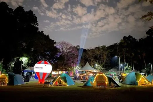 Parque Horto Florestal realiza final de semana de campismo e repleto de atividades