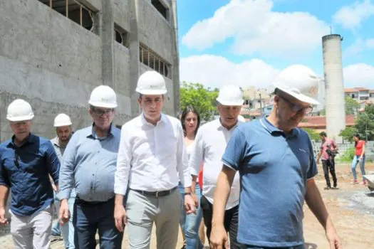 Hospital do Idoso da Vila Luzita tem obras em ritmo acelerado