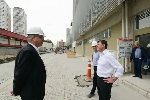 Obras do Hospital de Urgência avançam em São Bernardo