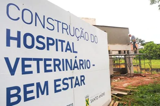 Santo André conclui 65% das obras do Hospital Veterinário Municipal