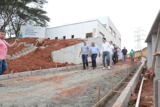 Hospital Veterinário de Santo André alcança 95% de obras concluídas