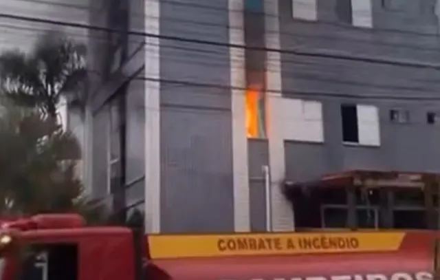 Incêndio em hotel deixa 9 pessoas feridas em São Francisco do Sul