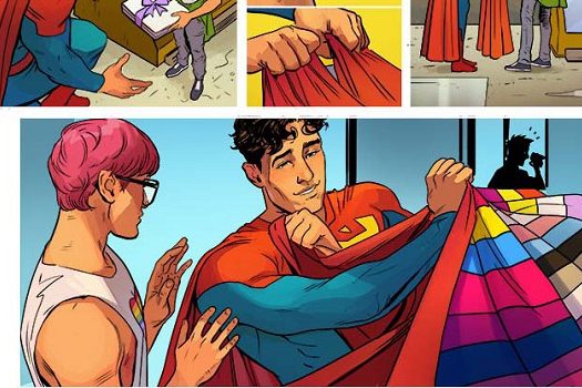 Super-Homem ganha capa com tema LGBTQ+ do namorado em nova HQ