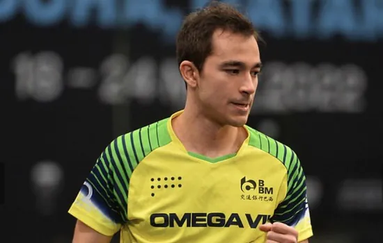 Calderano derrota francês e conquista o WTT Contender da Tunísia