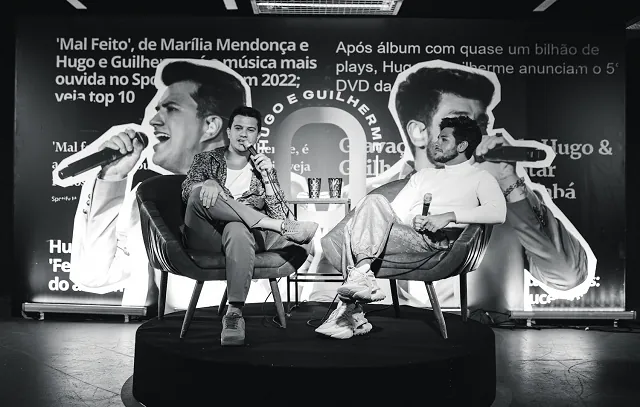 Hugo & Guilherme reúnem famosos em festa de lançamento de DVD Original