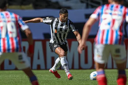 No aniversário de 35 anos, Hulk faz dois em vitória do Atlético-MG sobre o Bahia