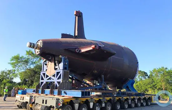 Submarino Humaitá entra em fase final de montagem