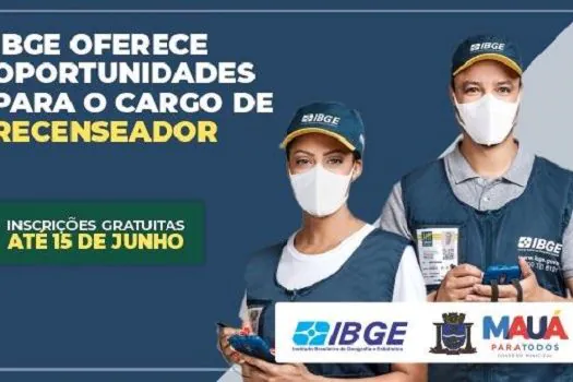 IBGE oferece oportunidades para o cargo de recenseador