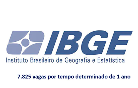 IBGE recebe aval para contratar até 7.825 profissionais temporários