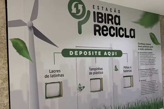 Shopping Ibirapuera cria “Estação Ibira Recicla”