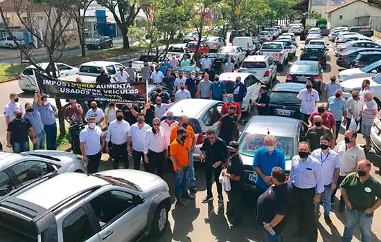 Setor de automóveis adere ao ato contra aumento do ICMS em São Paulo