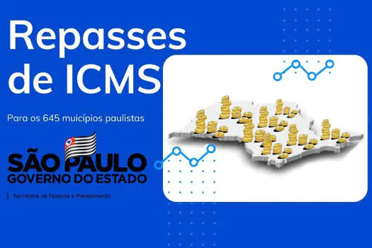 Governo de SP repassou 8% a mais em ICMS aos municípios paulistas em 2019