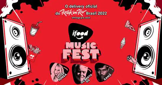 iFood celebra estreia no Rock in Rio Brasil