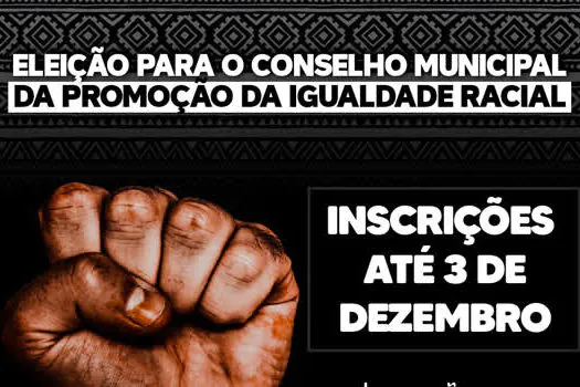 Inscrições abertas para Conselho Municipal da Promoção da Igualdade Racial