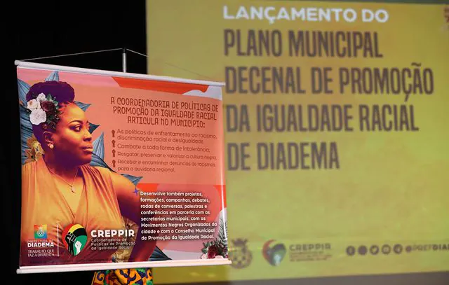 Diadema celebra um ano de lançamento do Plano da Igualdade Racial