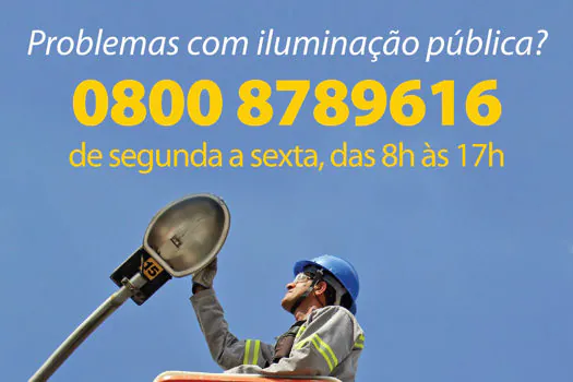 Ribeirão Pires tem novo 0800 para iluminação pública