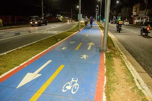 Prefeitura de São Bernardo entrega iluminação em LED em ciclovia