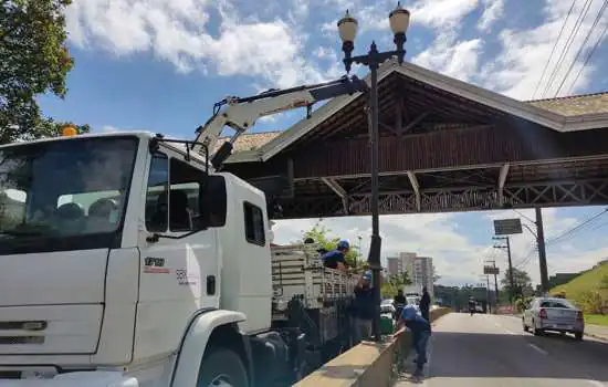 Ribeirão Pires moderniza iluminação da avenida Humberto de Campos