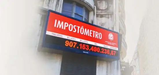 Impostômetro da ACSP registra R$ 2