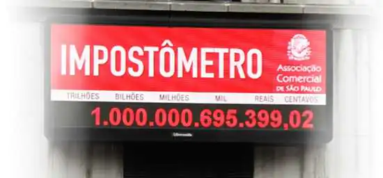 Impostômetro atinge R$ 1 trilhão na madrugada desta terça-feira (3)