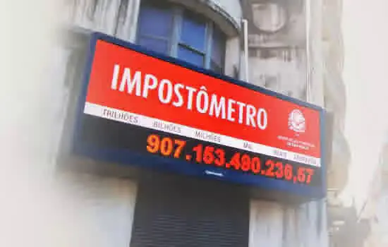 Impostômetro marca R$ 1