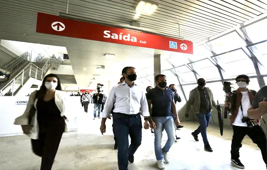 Governo de SP inaugura Estação Mendes-Vila Natal da Linha 9-Esmeralda da CPTM