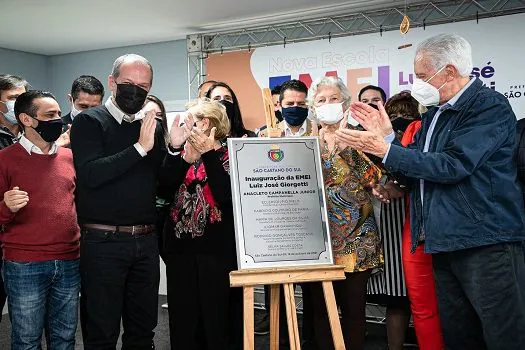 Prefeitura de São Caetano inaugura a terceira escola no ano, no Bairro Fundação