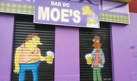 Conheça o Moe`s Bar, o preferido do Simpsons