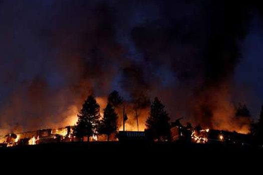 Incêndio mata 10 pessoas em região vinícola da Califórnia