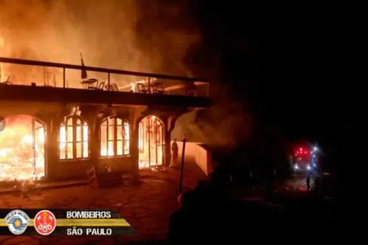 Incêndio atinge hotel-fazenda na região de Campos do Jordão