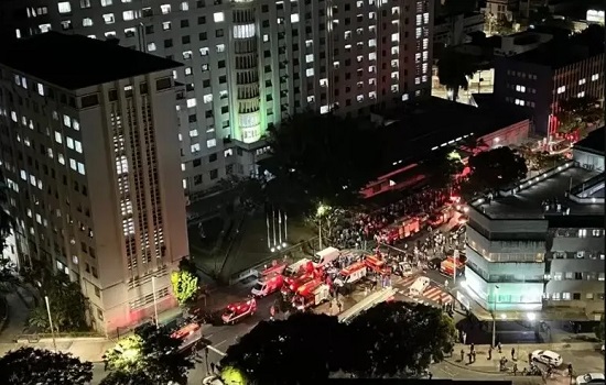 Incêndio atinge Santa Casa de Belo Horizonte e duas pessoas morrem