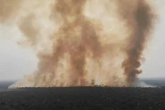 Fumaça de incêndios na Amazônia encobre Manaus e cidades do sul do Amazonas